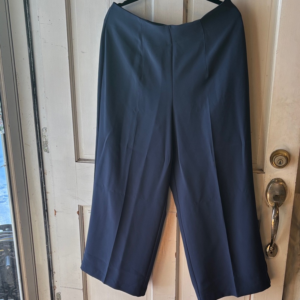Nine West Blue Wide-Leg Pants